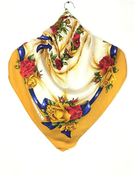 antique christian Dior scarf